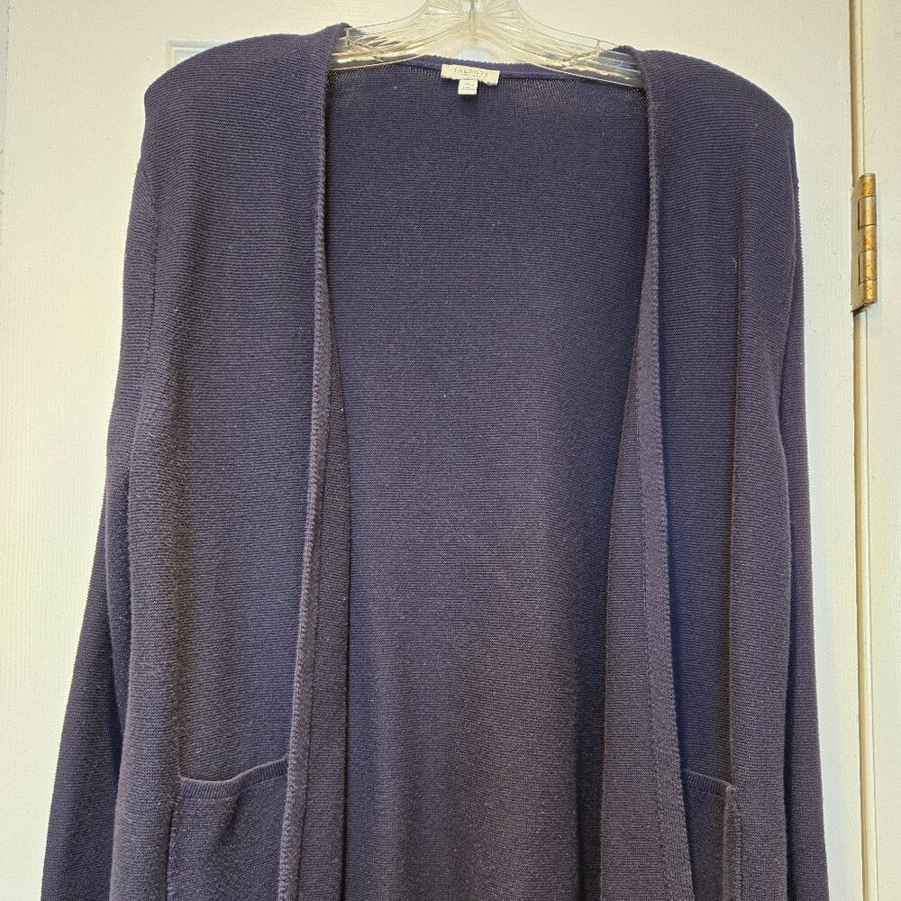 Talbots petite navy blue open cardigan size XLP FREE SHIPPING